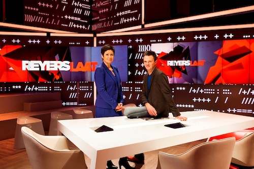 Kathleen Cools en Lieven Van Gils in Reyers Laat