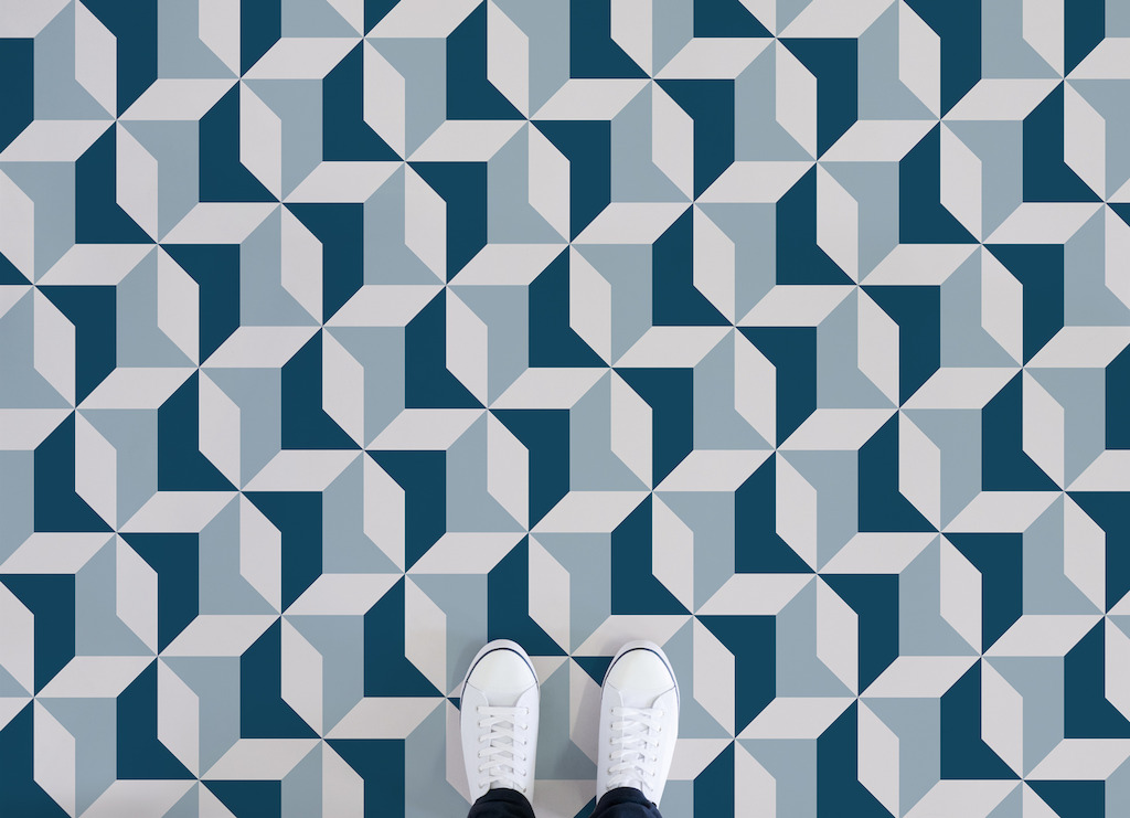 Kensington | Retro Geometric Pattern Flooring