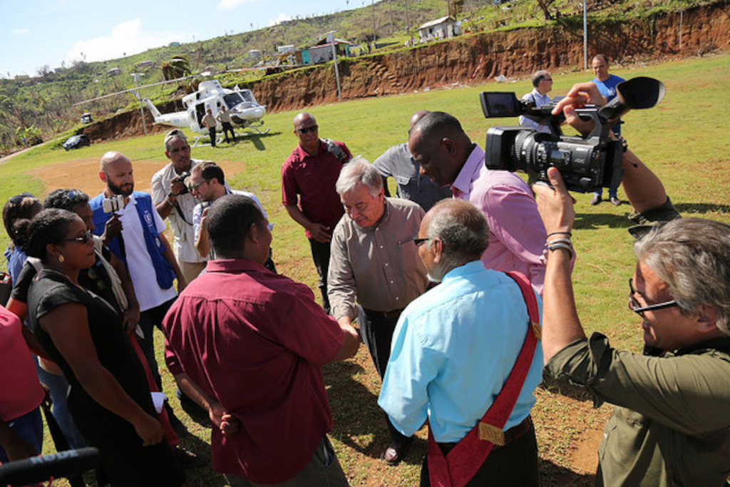 UN Secretary-General and Prime Minister of Dominica visit the Kalinago Territory.