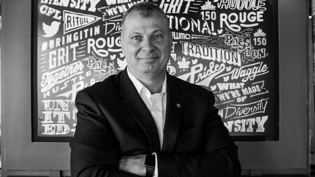 CFL Commissioner Randy Ambrosie. Photo Credit : Danny Gibson/CFL