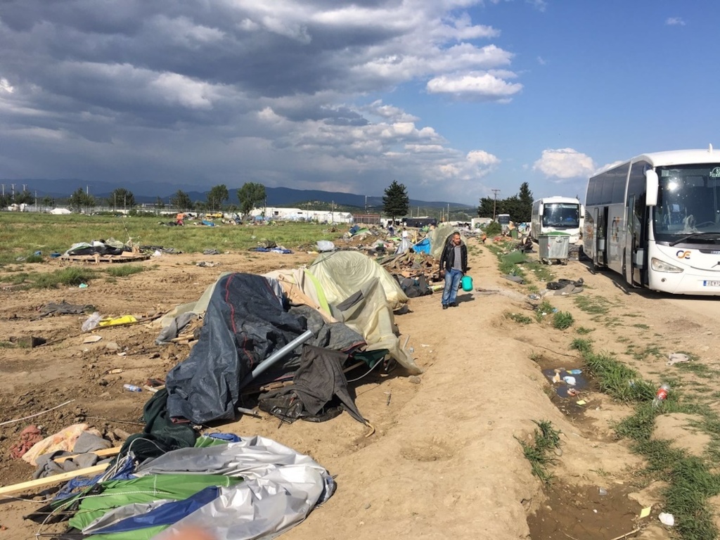 Idomeni camp eviction. Photograpaher: Amir Karimi