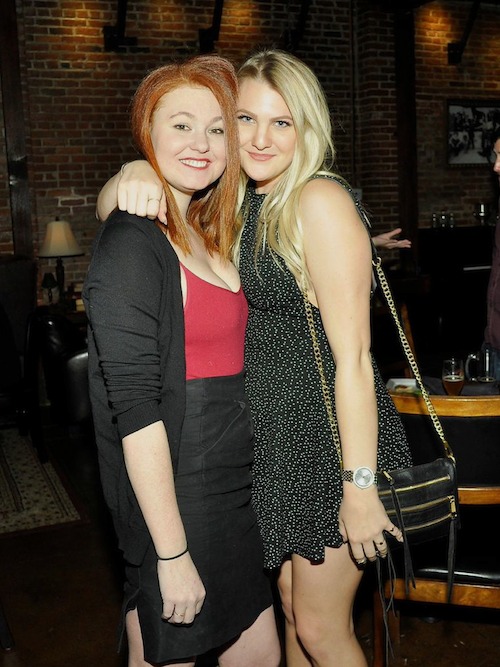 Talent manager assistants Annie Marshall and Hilary Dahlquist.