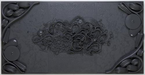 Isabelle Cornaro, Orgon Door II, 2014 © Isabelle Cornaro / Claire Dorn