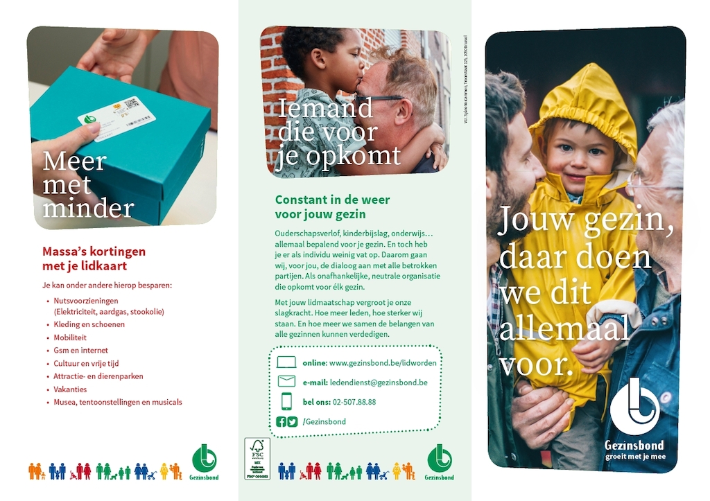 Welkomfolder Gezinsbond