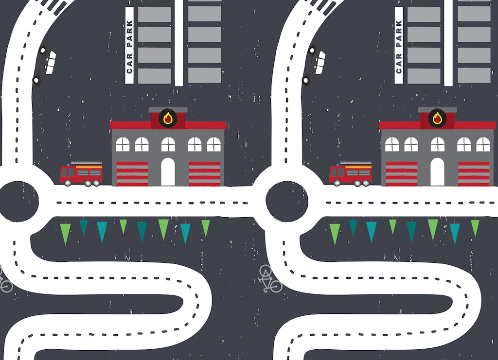 Fargo | <br/>Kids Town Map Flooring