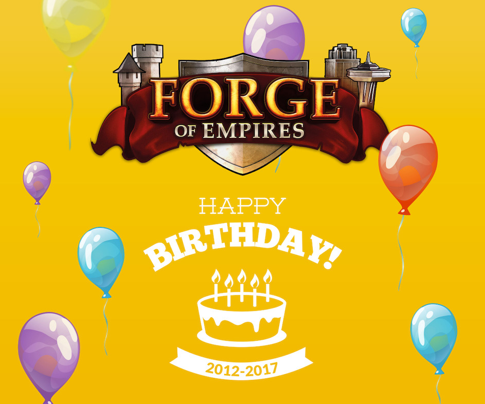 Happy Birthday Forge of Empires