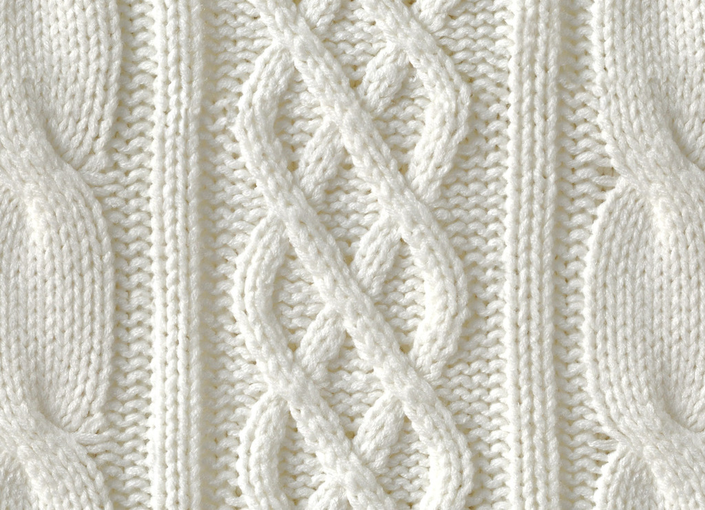 Cream Knit | <br/>Knit Effect Vinyl Flooring