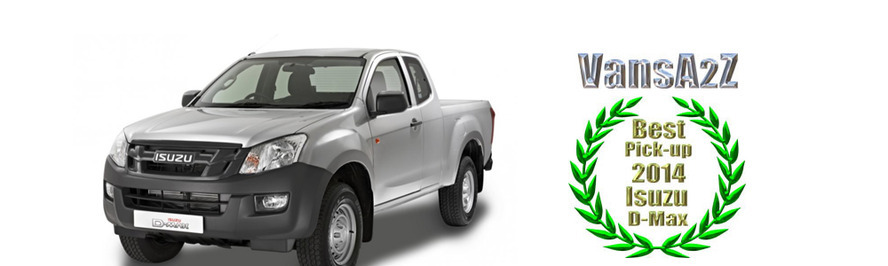 Le Isuzu D-Max élu Pick-Up de l'Année 2014 au Royaume-Uni