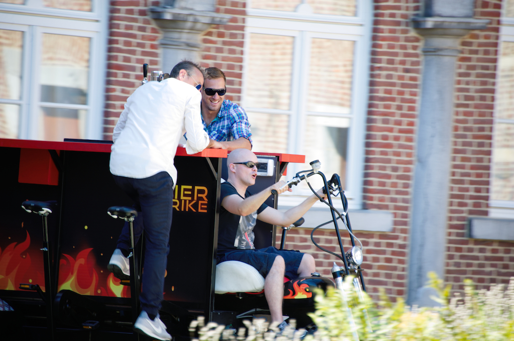 Tom Waes, Philippe Geubels en Hans Van Alphen in de mannenspecial van Weg zijn wij (c) VRT