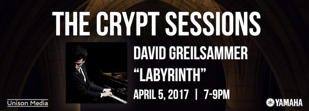 <i>The Crypt Sessions</i> presents David Greilsammer's <i>Labyrinth</i>, April 5 2017