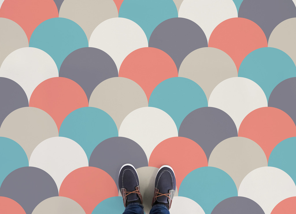 Sherbet | Pastel Pattern Vinyl Flooring