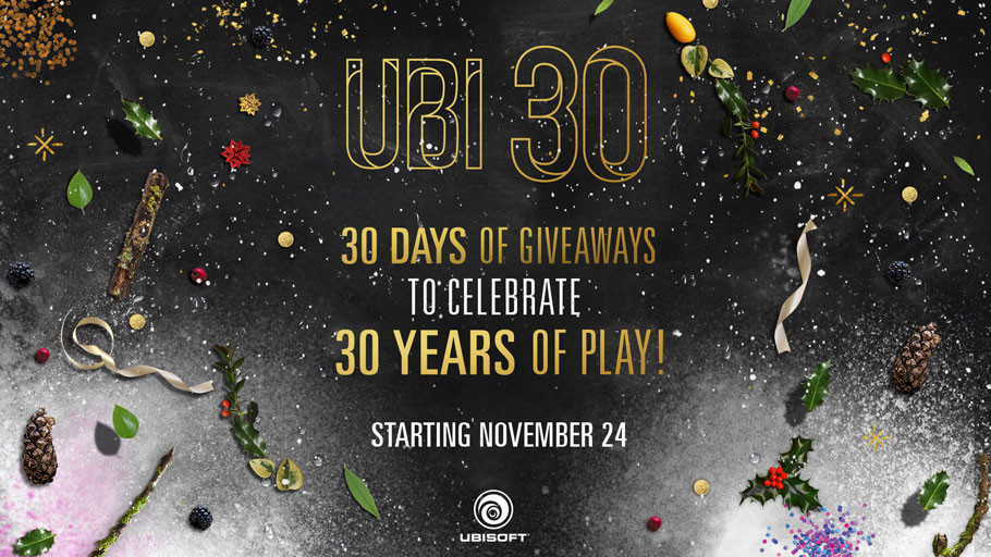 UBISOFT® CELEBRA 30 AÑOS EN LA INDUSTRIA CON 30 DÍAS DE REGALOS PARA LOS FANS