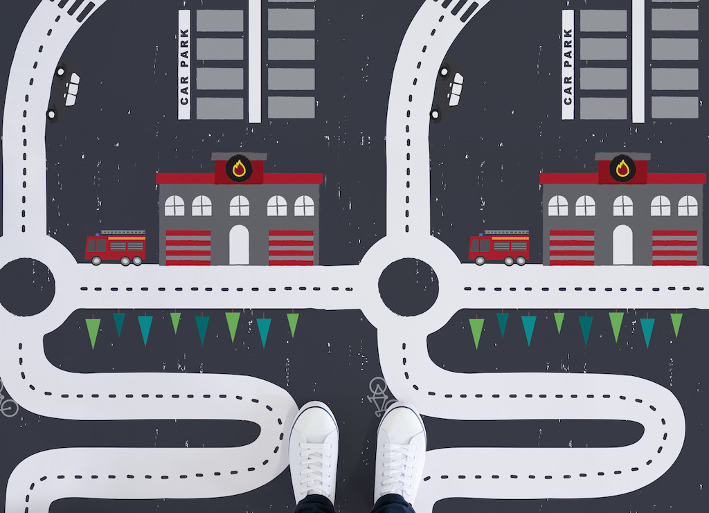 Fargo | <br/>Kids Town Map Flooring