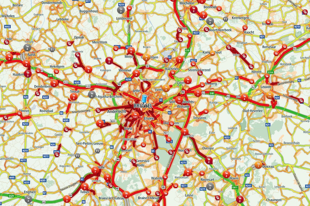 Bruxelles, 20/10 vers 9h