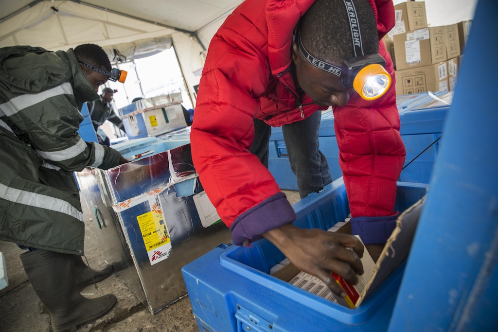 Médecins sans Frontières (MSF) is mobilising considerable resources to support the Congolese authorities in their wide-scale campaign against yellow fever, where 10.5 million people will be vaccinated in ten days. Photographer: Dieter Telemans