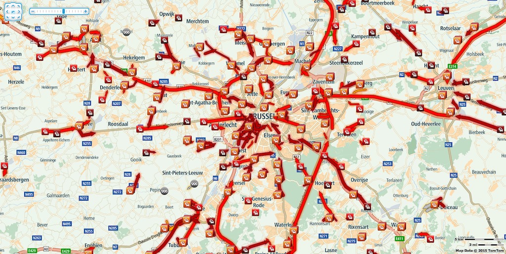 Bruxelles, 20/10 vers 9h