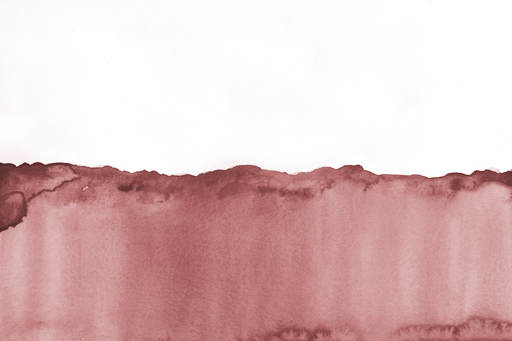 Dusky Pink Watercolour Wave