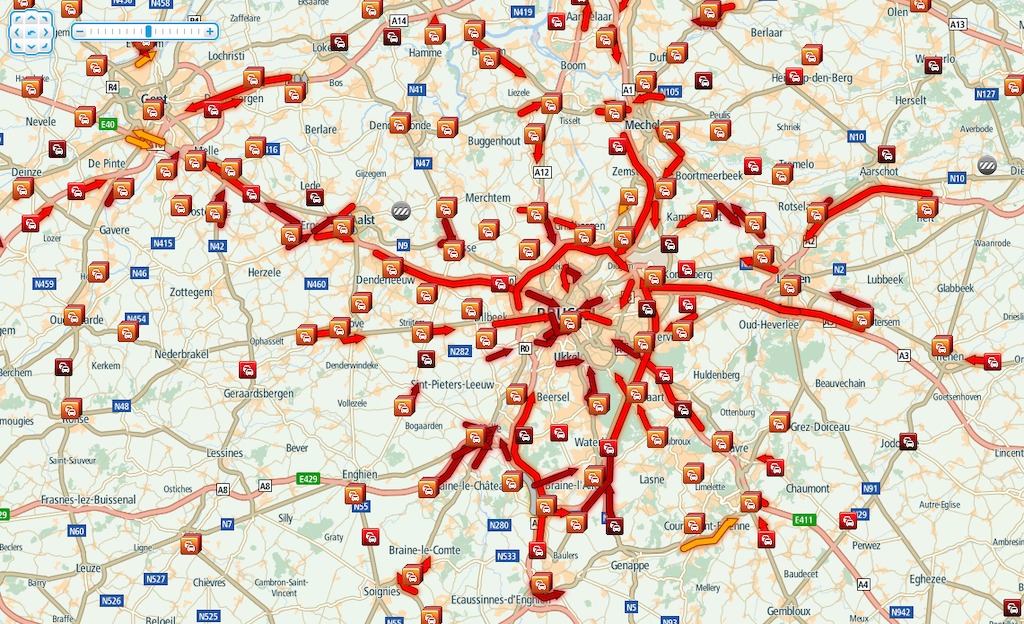Bruxelles/Anvers/Gand 20/10 vers 9h