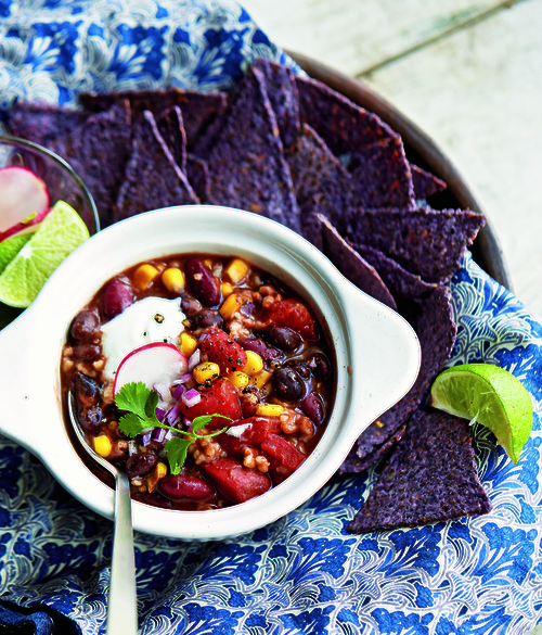 Chili vol met groenten