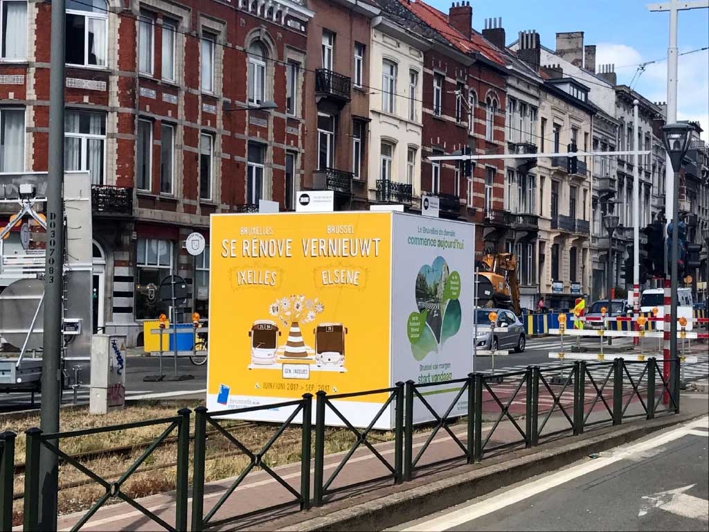 Affichage Generaal Jacqueslaan