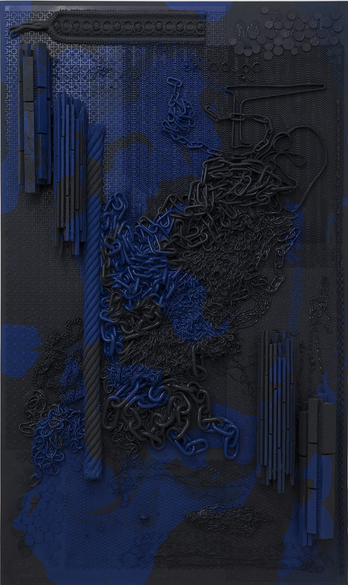 Isabelle Cornaro, Orgon Door I, 2013 © Isabelle Cornaro / Claire Dorn