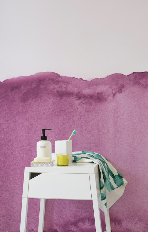 Purple Watercolour Wave