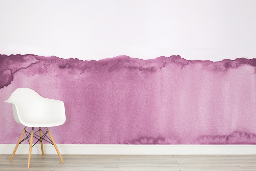 Purple Watercolour Wave