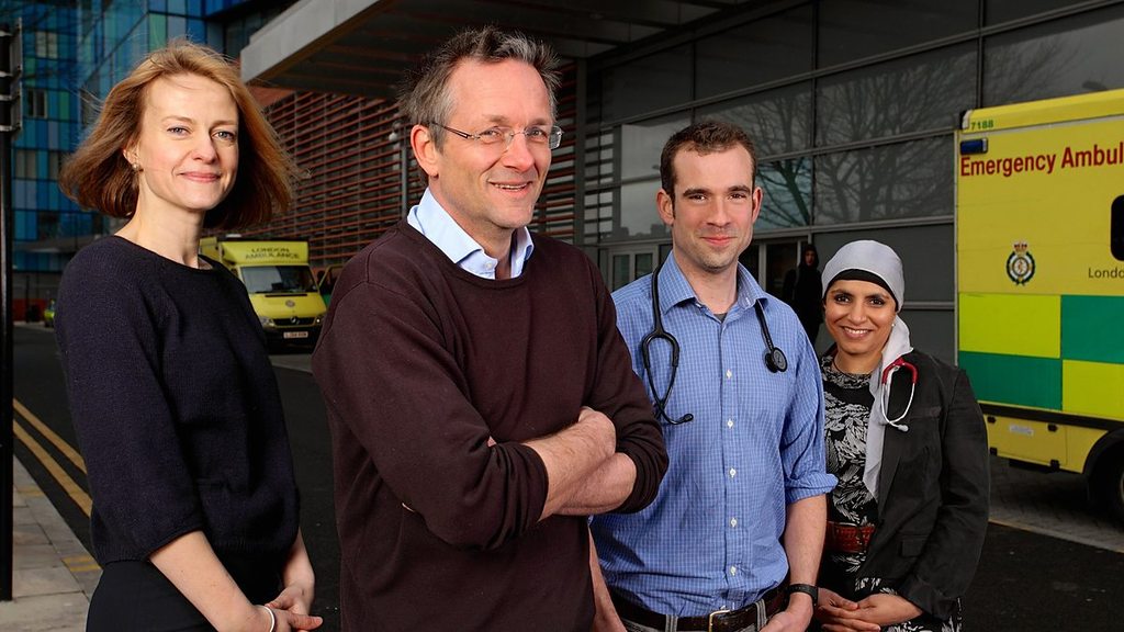 Trust me, I'm a Doctor - Gabriel Weston, Michael Mosley, Chris van Tulleken, Saleyha Ahsan - (c) BBC