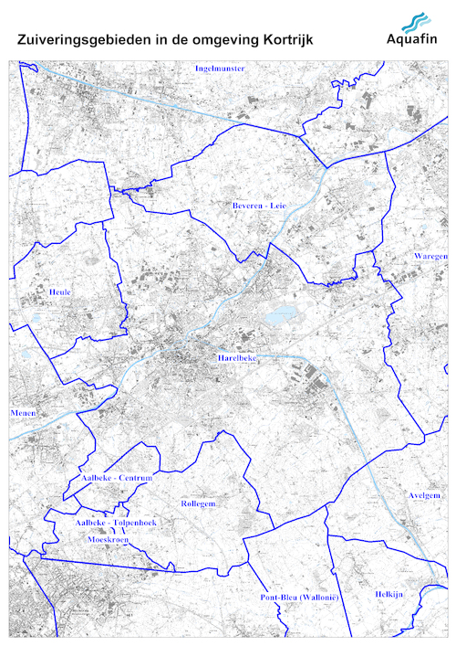 Waar wordt mijn afvalater gezuiverd: zuiveringsgebieden in de buurt van Kortrijk