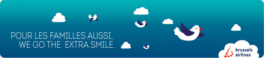 Avec Brussels Airlines, voyager en famille devient un jeu d’enfant