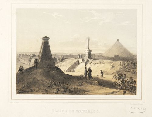 'Les monuments de Waterloo', anonyme<br/>© Bibliothèque royale de Belgique