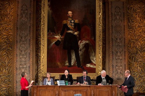 Het Groot Dictee - Martine Tanghe, Philip Freriks en de jury - (c) VRT