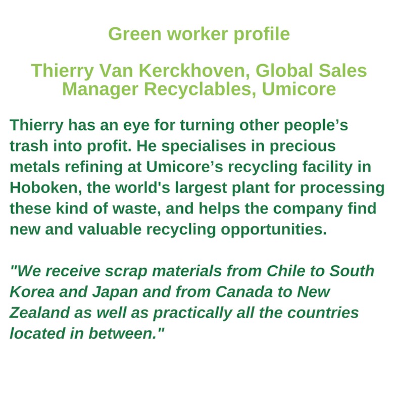 Green worker profile - Thierry van Kerckhoven