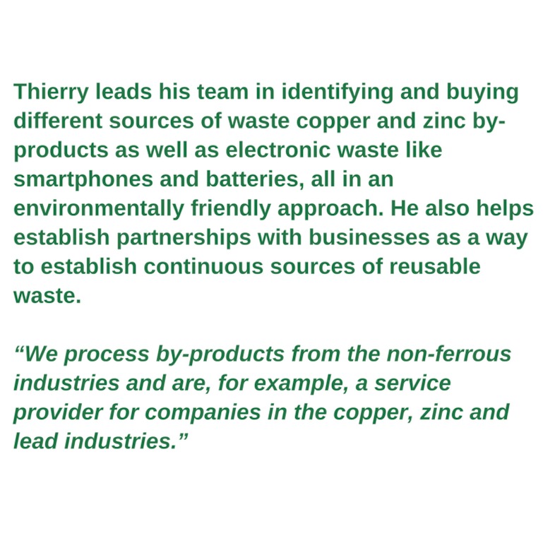 Green worker profile - Thierry van Kerckhoven