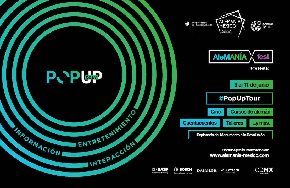 Invitación: Recorrido con medios PopUp Tour CDMX