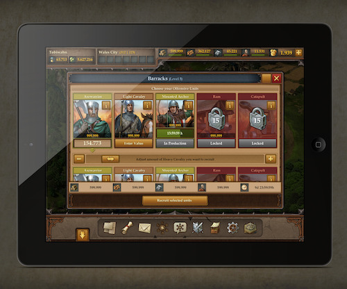Tribal Wars 2 Tablet Screenshot