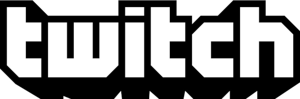 Twitch Logo schwarz