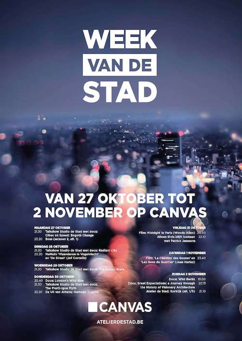 Het programma van de Week van de stad