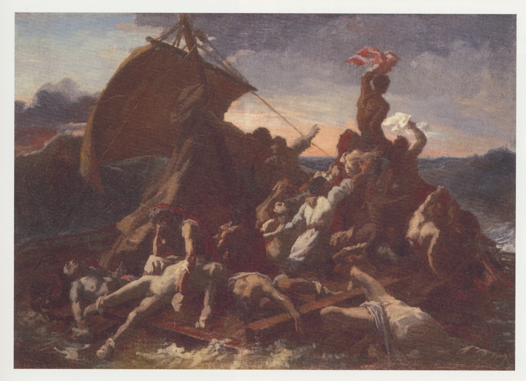 Géricault, Het vlot van Medusa - vierde studie, 1819-20, Musée des Beaux-Arts, Angers