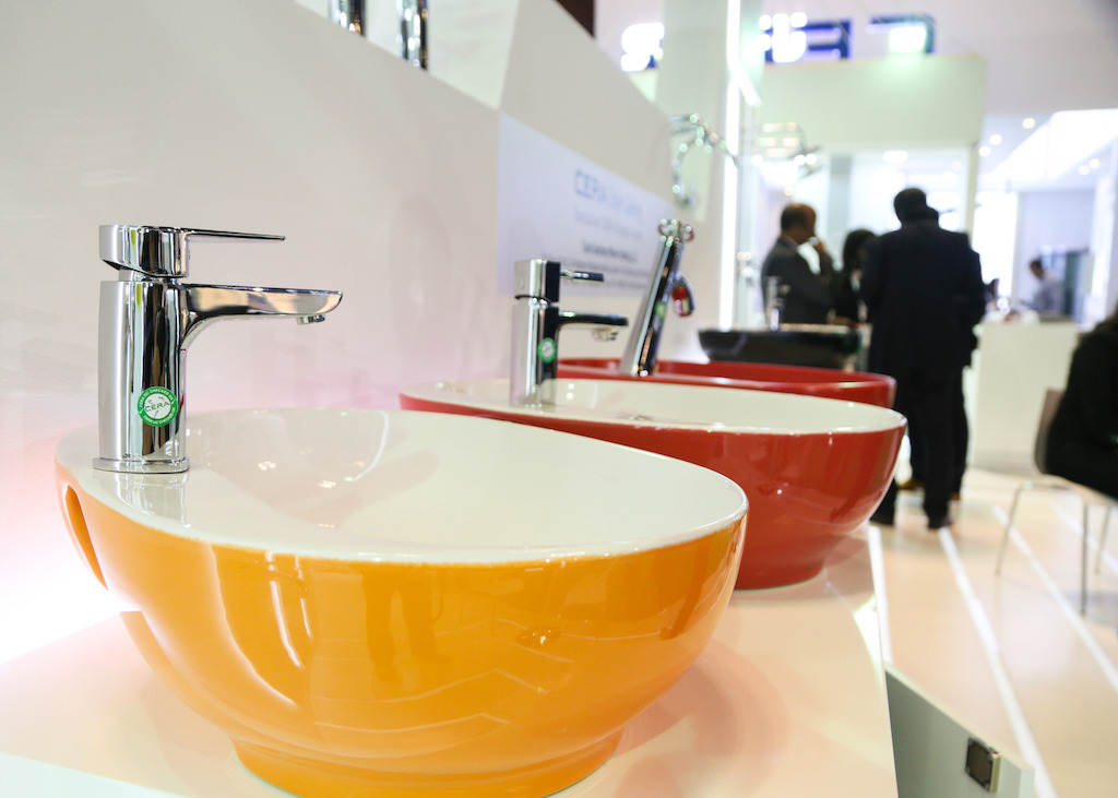 Sanitary products displayed at The Big 5 2016