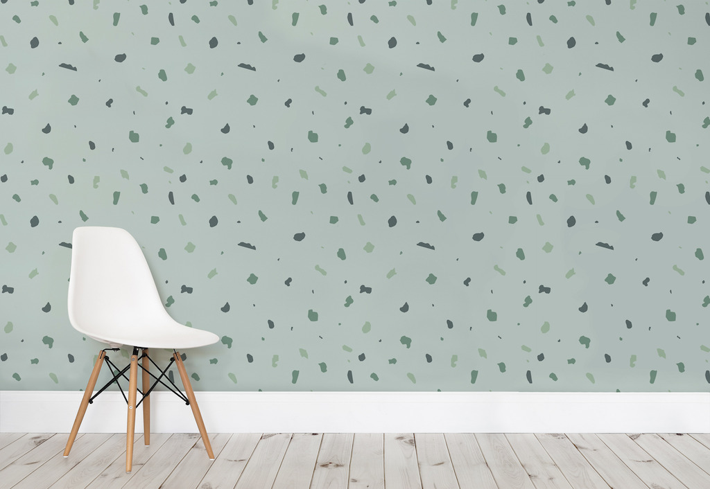 Small Green Terrazzo - Simple
