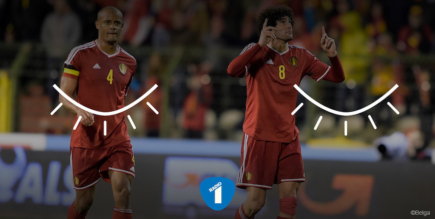 Mortierbrigade, Radio 1 en Sporza kijken naar voetbal… op de radio.