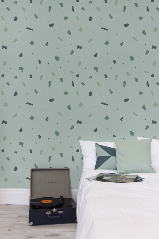 Small Green Terrazzo - Styled