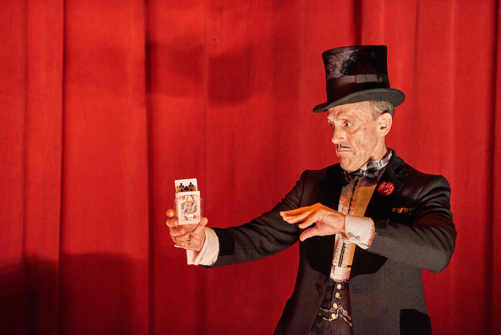 Tom Key in THE DANCING HANDKERCHIEF photo by Christopher Bartelski