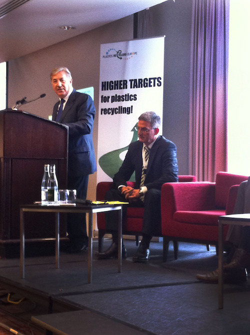 Karmenu Vella, Commissioner for Environment & Maritime Affairs; Ton Emans, PRE
