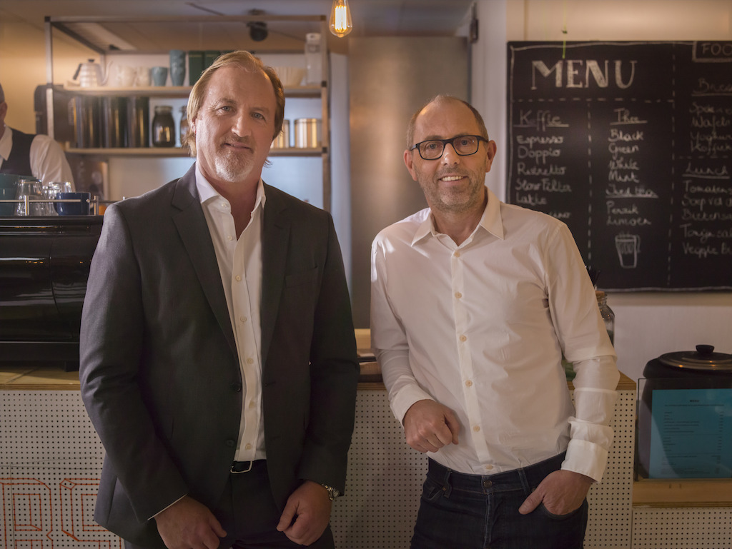 Telenet CEO John Porter & Base Company CEO Jos Donvil