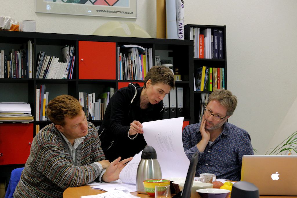 Jury Gaudeamus Award 2017 vlnr: Christopher Trapani, Mayke Nas, Joe Cutler (c) Co Broerse