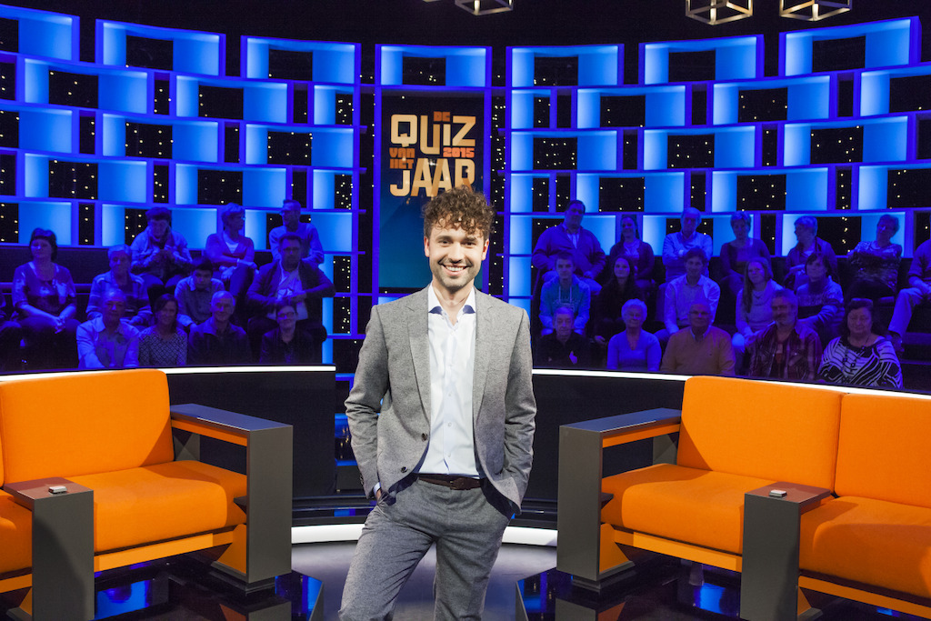Thomas Vanderveken in De quiz van het jaar (c) VRT