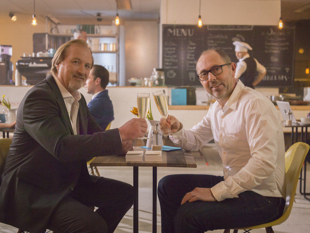 Telenet CEO John Porter & Base Company CEO Jos Donvil