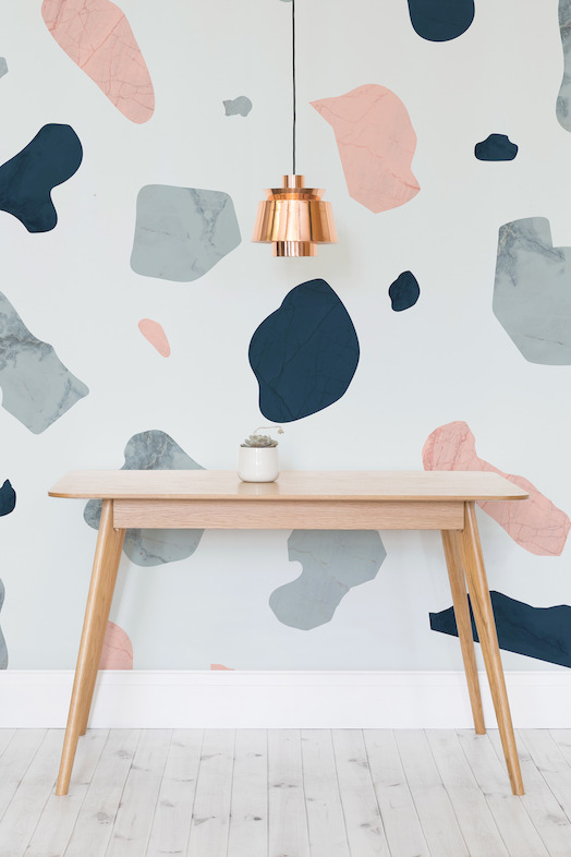 Large Terrazzo Mural - Styled